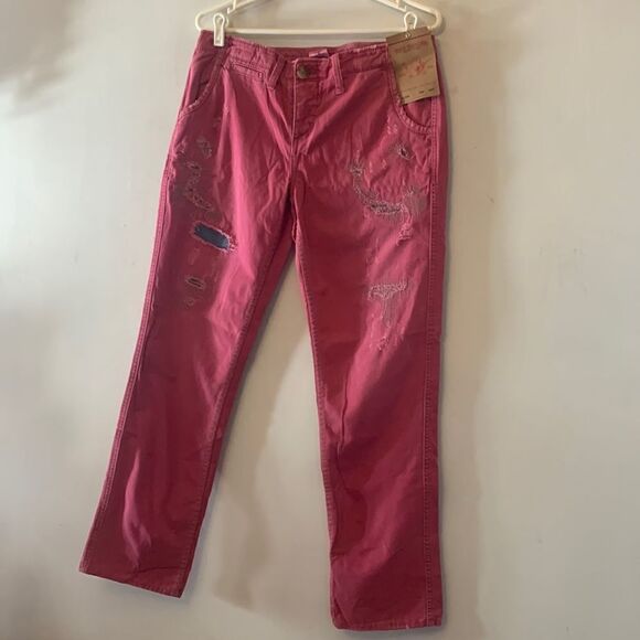True Religion Denim - TRUE RELIGION JEANS Very berry Jordan pant Size 28 NWT